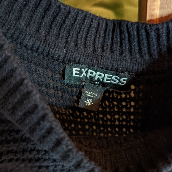 Express Cold-Shoulder Sweater - Picture 3 of 5